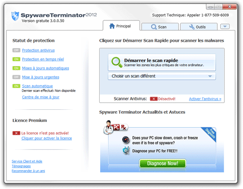 Interface Spyware Terminator