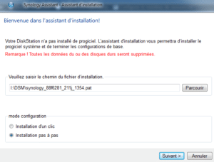 Assistant d'installation