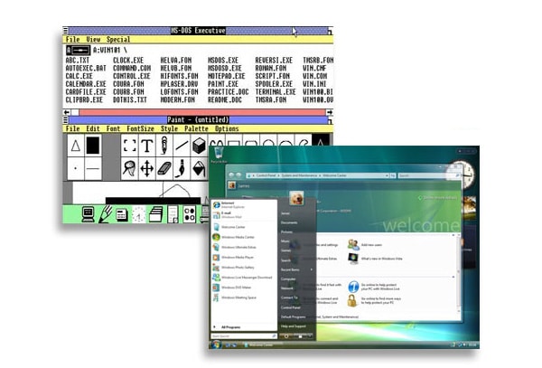 Différentes versions de Windows