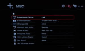 Menu Miscellanous