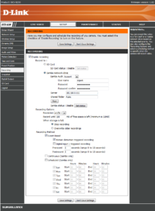 Le menu Recording et toutes ses options