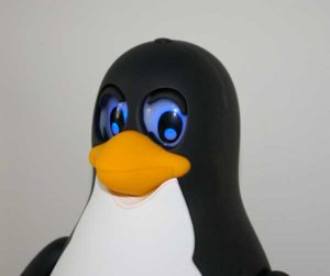 Les beaux yeux lumineux du Tux Droid