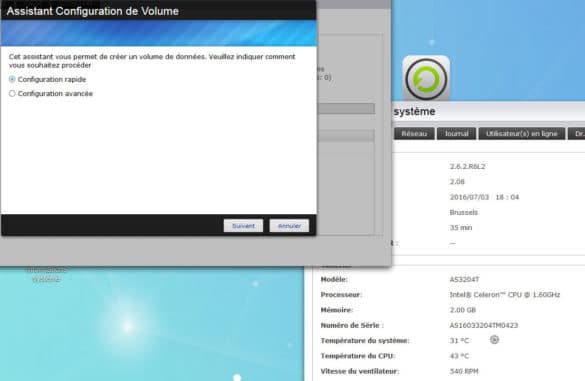 Le NAS sans MyArchive