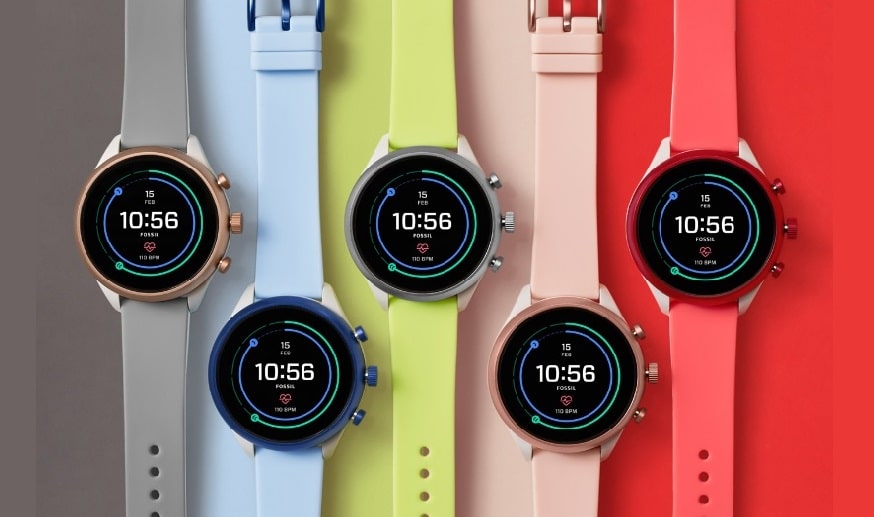 connect fossil watch to s9