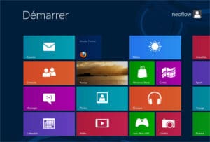 Déplacement d'une tuile de l'écran Démarrer de Windows 8