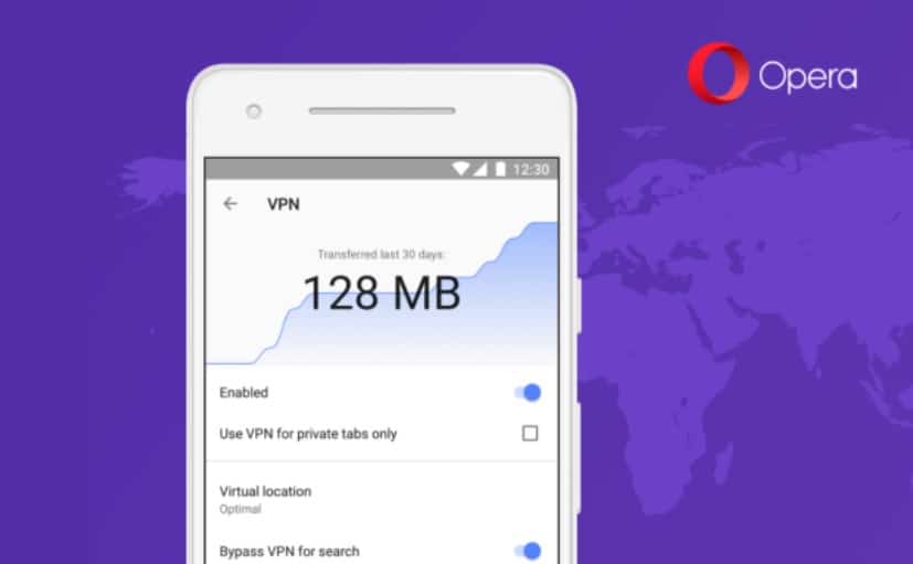 Un VPN sur Opera 51 sous Android