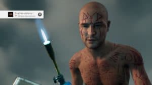 Trophée simple égratignure