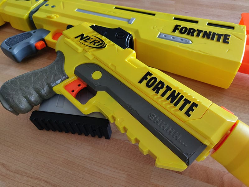 NERF FORTNITE SP-L ( pistolet silencieux ) test et présentation en français  fr 