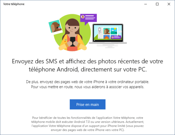 Application "Votre Téléphone"