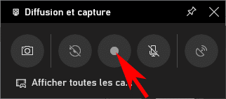 Enregistrement capture vidéo