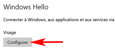 Configurer détection visage