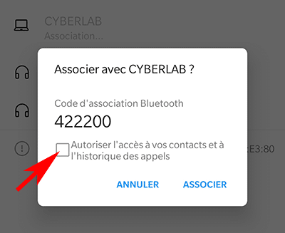 Associer un téléphone avec Windows en Bluetooth