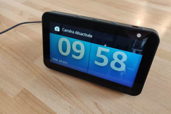 Caméra désactivée sur Echo Show 5