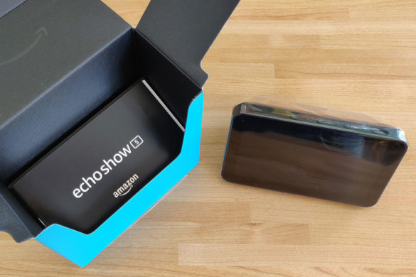 Contenu de la boite du Echo Show 5