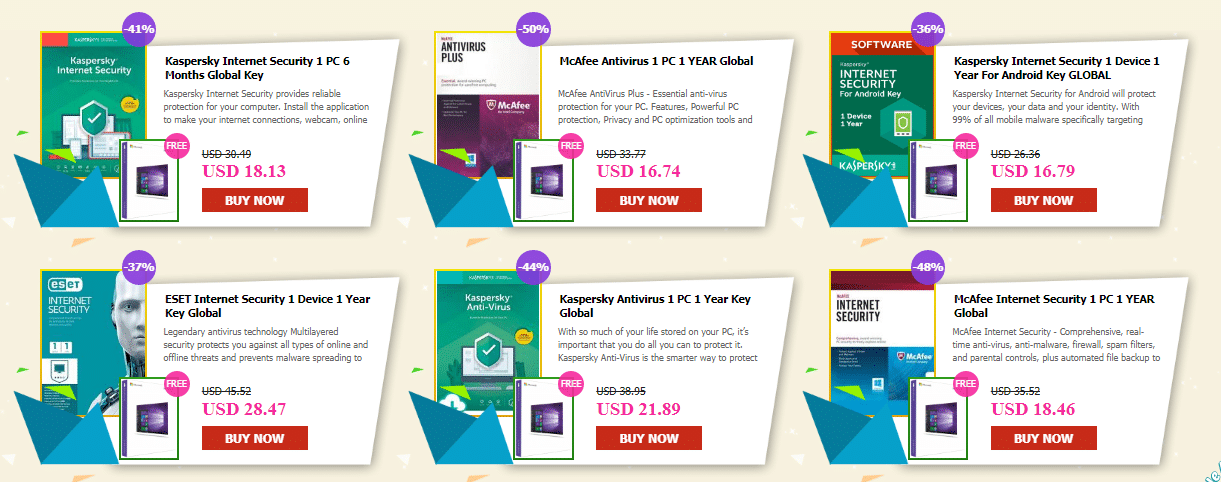 Antivirus avec Windows 10 offert