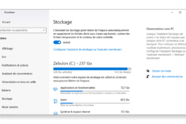 Nettoyage disque Windows 10