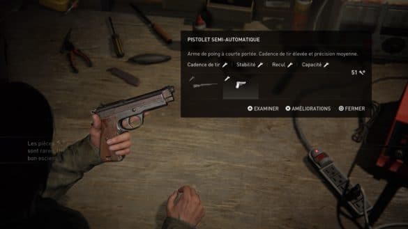 Upgrade arme