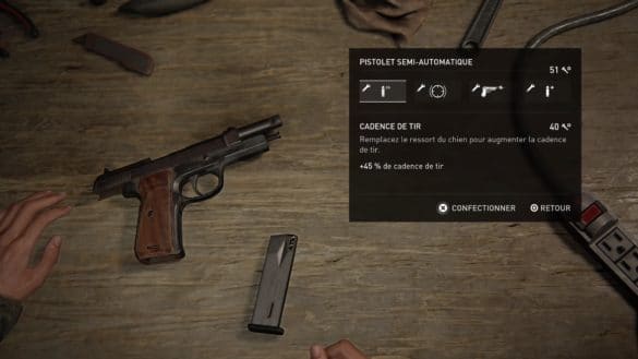 Upgrade arme