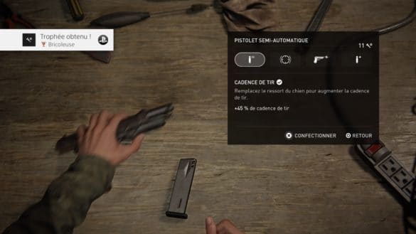 Trophée upgrade arme