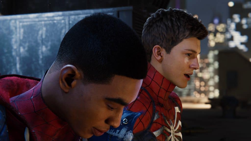 Miles Morales et Peter Parker