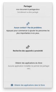 Recherche des appareils à proximité