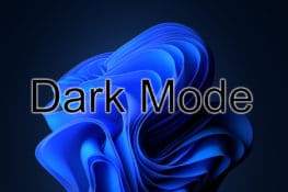Dark Mode Windows 11