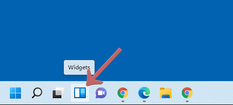 Icône Widgets Windows 11