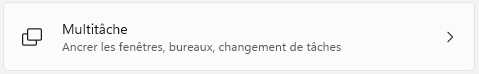 Multitâche Windows 11