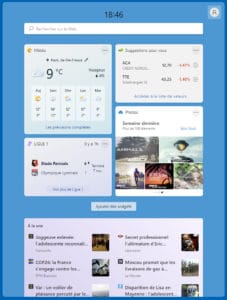 Widgets Windows 11