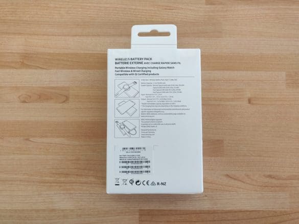Dos du carton Samsung EB-U1200