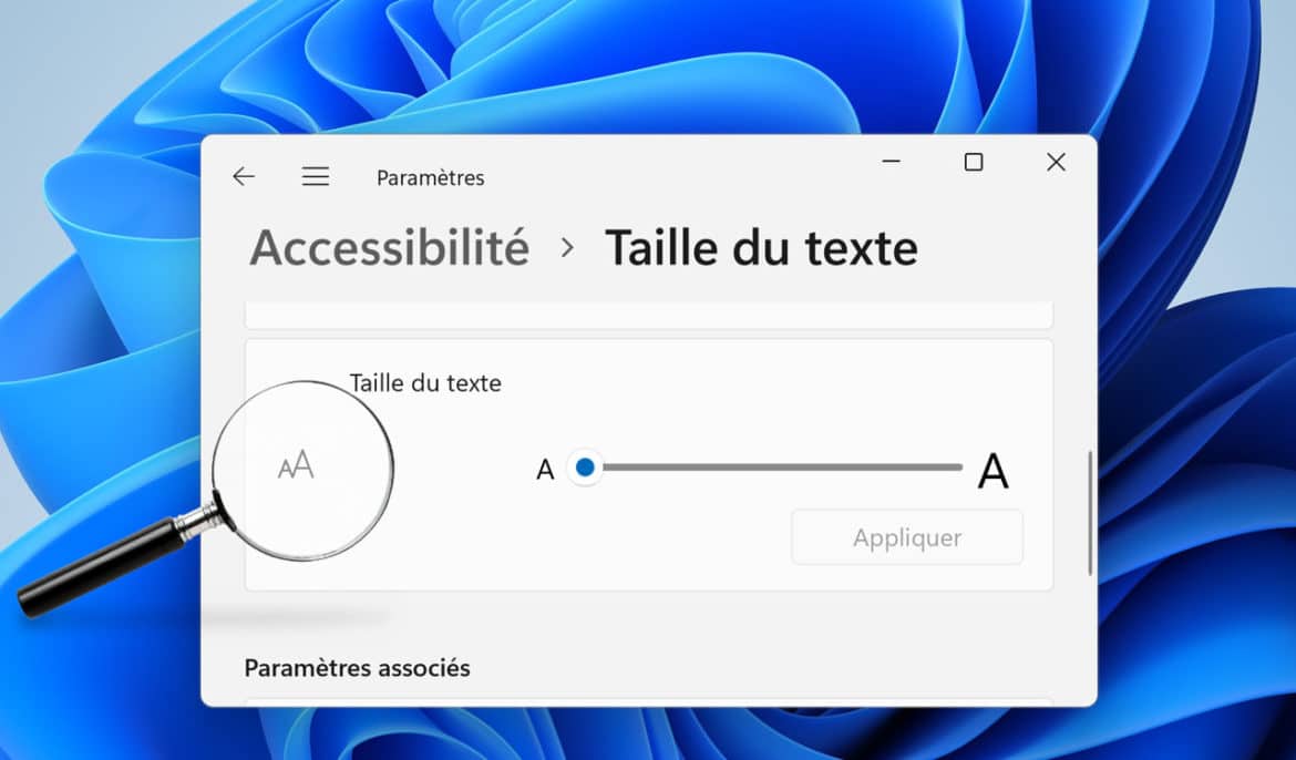 Augmenter taille Windows