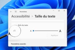 Augmenter taille Windows