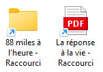 raccourcis Windows