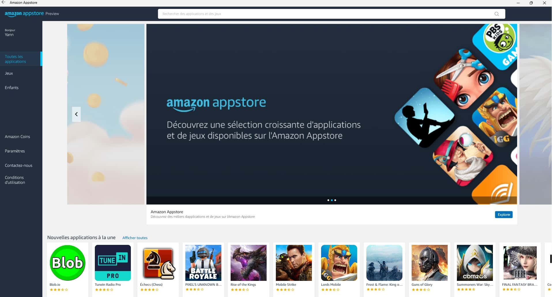 Comment installer une application android sur windows 11