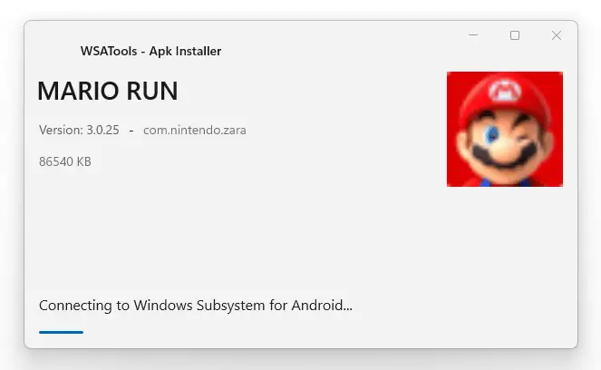 Installation de l'application Android