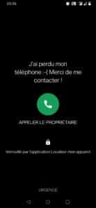 Sécuriser un téléphone perdu