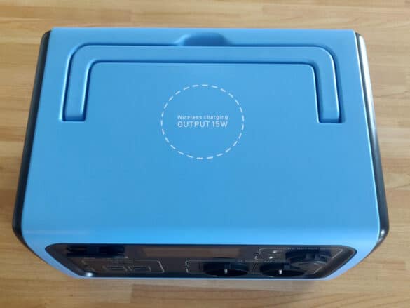 BLUETTI EB55 de dessus