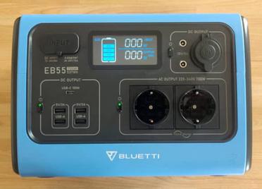 BLUETTI Générateur Électrique Portable EB55, 537Wh Batterie LiFePO4 de  Secours, 2 Sorties CA 700W (1400W Pic), USB-C 100W, Groupe Électrogène  Solaire