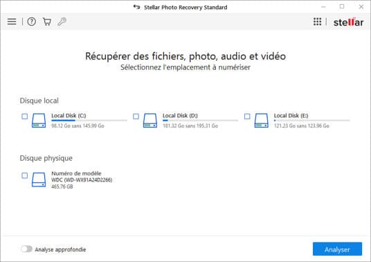 Récupérer fichiers photos audio et vidéo