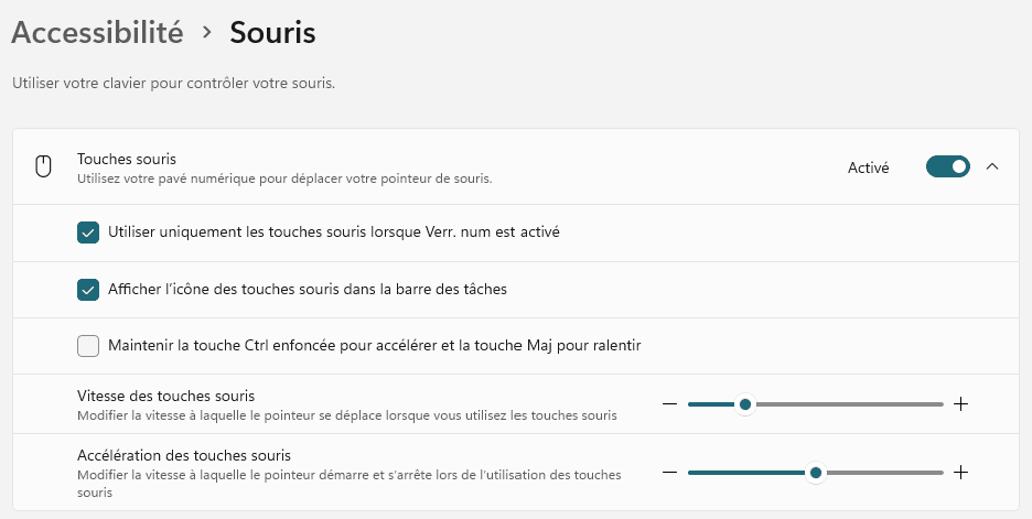 pointer control Windows 11