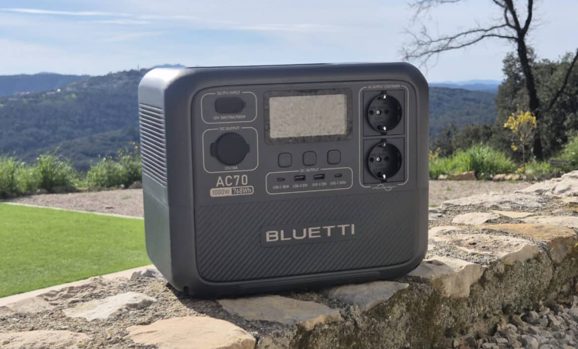 test batterie nomade BLUETTI AC70