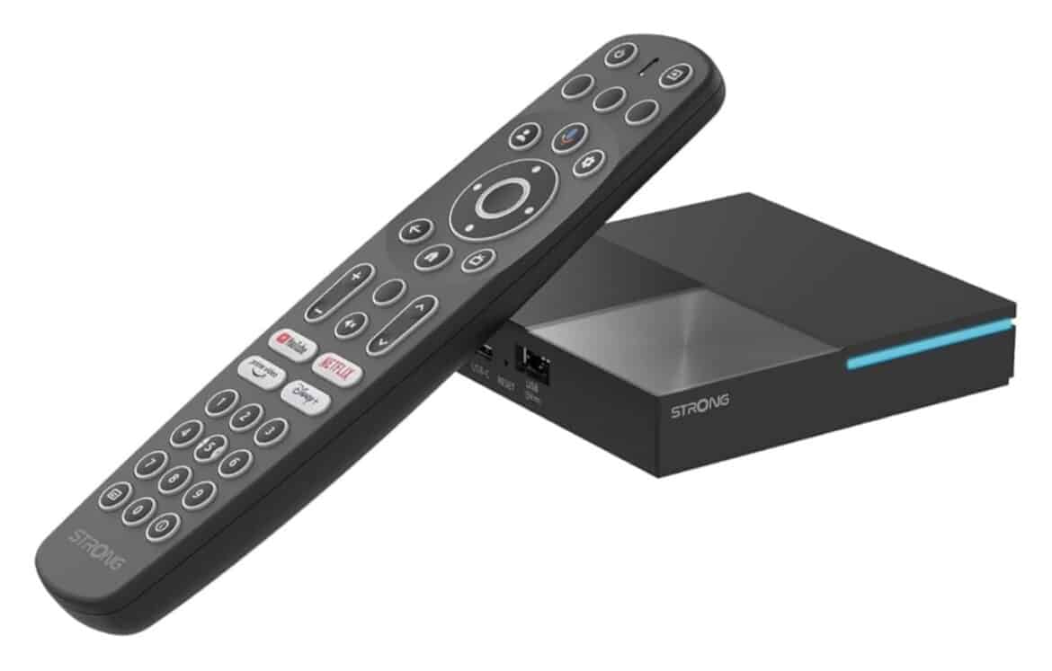 La box Strong Leap-S3 Pro et sa télécommande