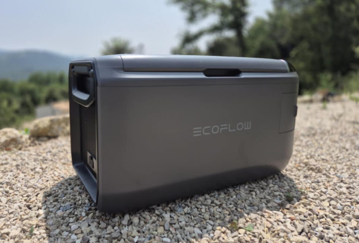 La glacière EcoFlow Glacier Classic en extérieur