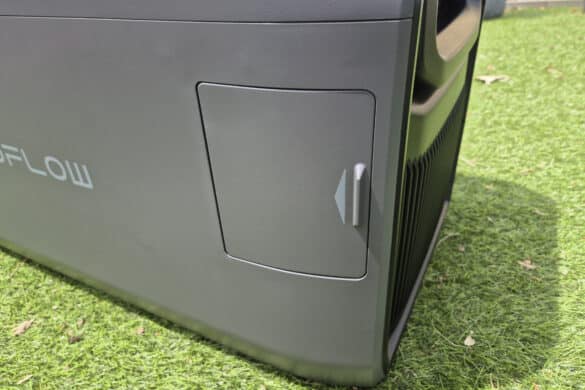 emplacement batterie fermé