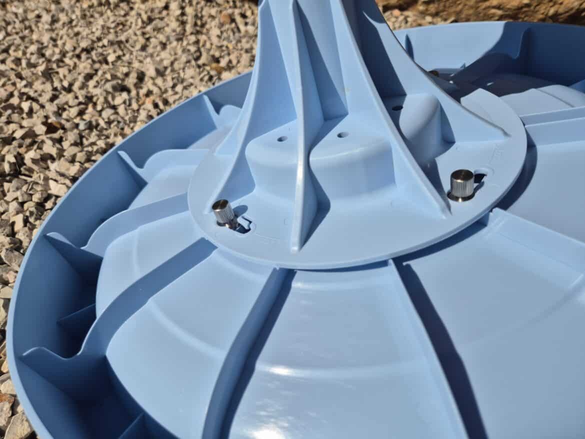 Alignement de la base à la cuve