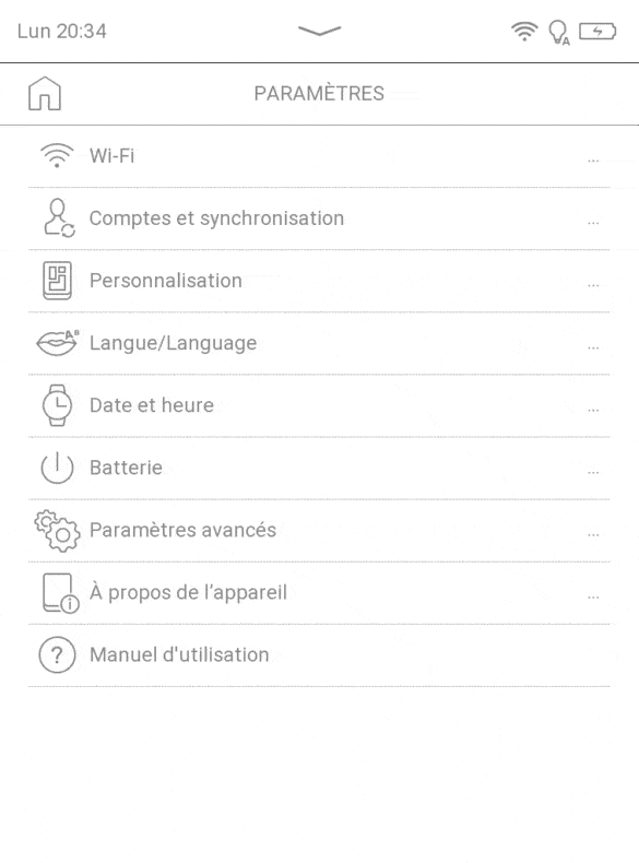 parametres-Vivlio-Light-Zen