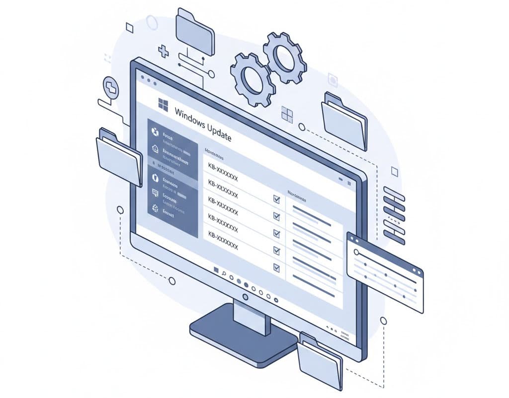 illustration du fonctionnement des mises a jour Windows et des KB cumulatives